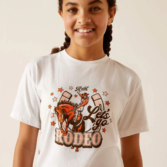 Ariat Girl's "Let's Rodeo" Graphic Tee