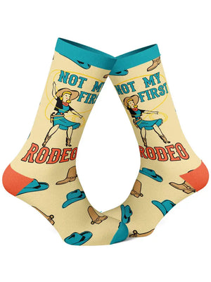 
            
                Load image into Gallery viewer, Not My First Rodeo Socks
            
        