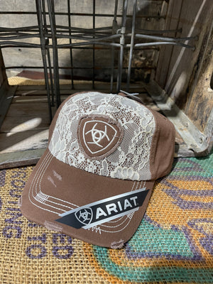 
            
                Load image into Gallery viewer, Ariat Lace Ball Cap
            
        