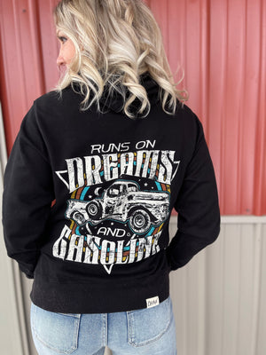 
            
                Load image into Gallery viewer, Dreams &amp;amp; Gasoline Hoodie
            
        