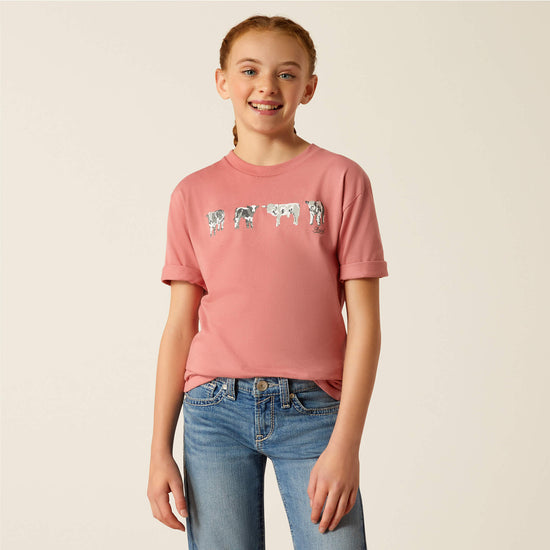 Girls Mini Cow T-Shirt