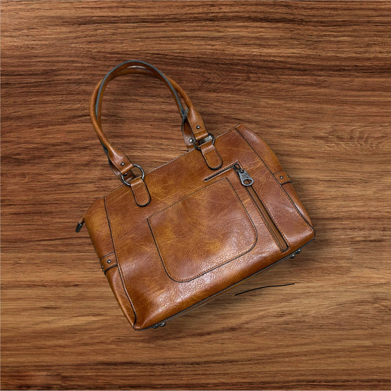 Dally Leather Tote Bag