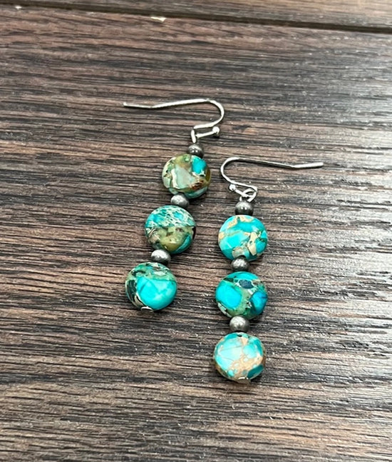 Rondelle Gemstone Earrings