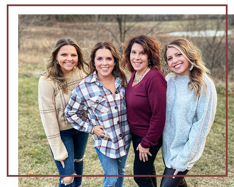 The A Farm Chick's Closet family and team | breaking Barries for the typical farm girl look with trendy and affordable women's clothes