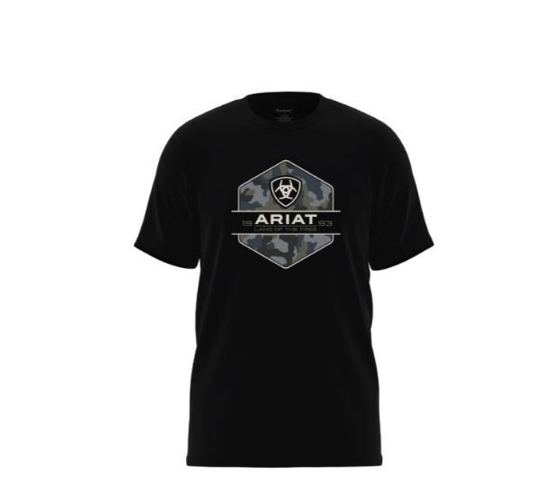 Ariat Boys Camo Badge T-Shirt