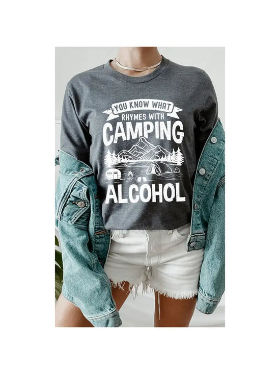 Funny Camping Tee