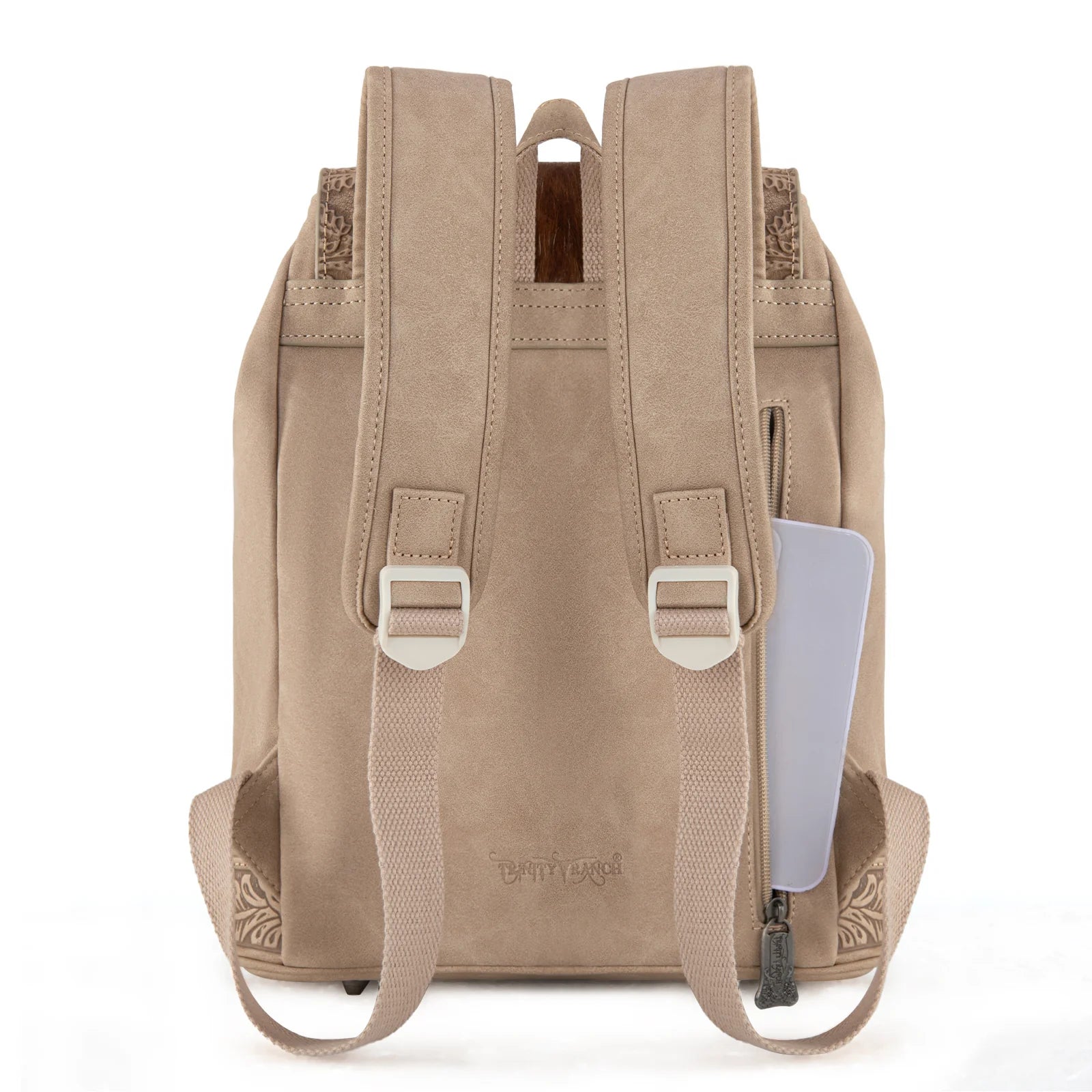 Trinity Ranch Genuine Hair-On Cowhide Tooled Backpack – A Farm Chick's ...