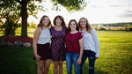 Owner Liz Griffith and daughters | About A Farm Chick's Closet online women's clothing boutique in Wisconsin