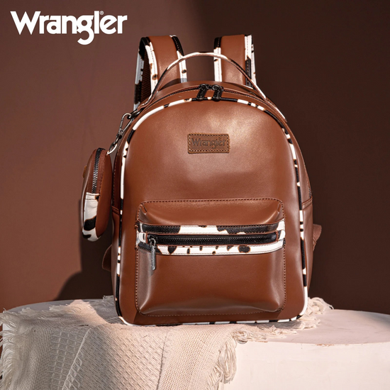 Wrangler Cow Print Backpack