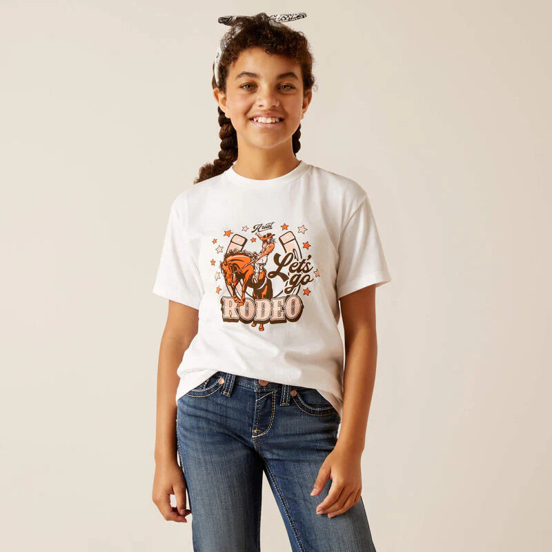 Ariat Girl's "Let's Rodeo" Graphic Tee